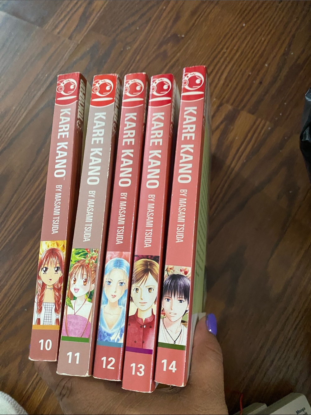 Kare Kano Volume 10-14  - Pink Spine Manga (Tokyopop)
